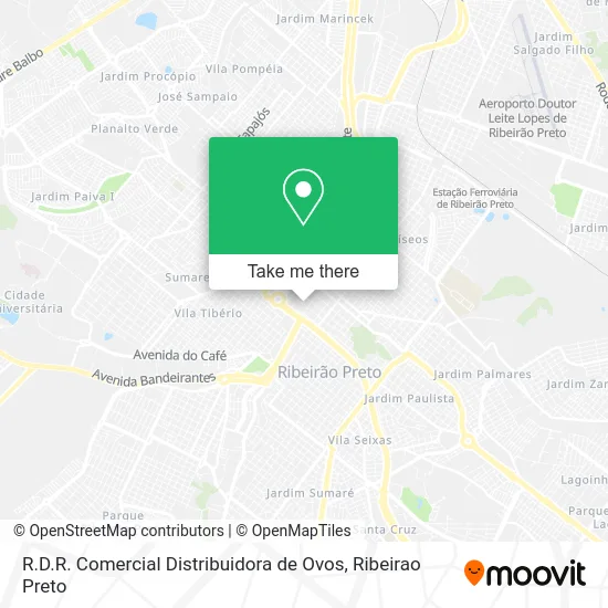 R.D.R. Comercial Distribuidora de Ovos map