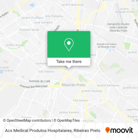 Acs Medical Produtos Hospitalares map