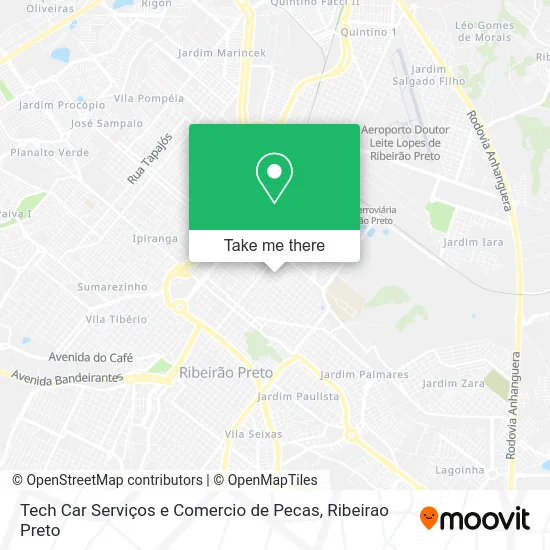 Tech Car Serviços e Comercio de Pecas map
