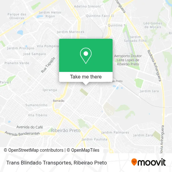Trans Blindado Transportes map