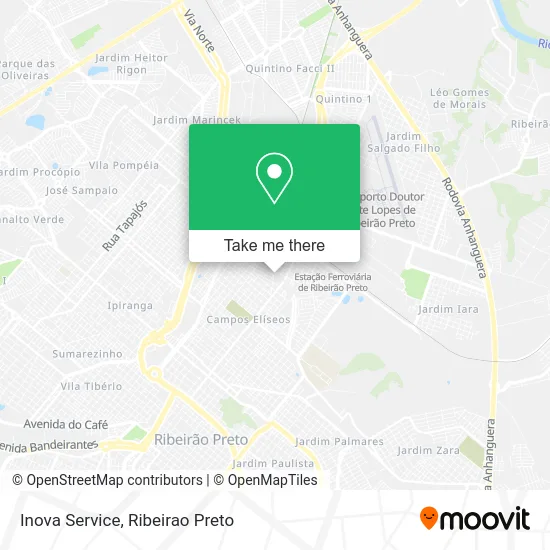 Inova Service map