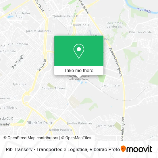 Rib Transerv - Transportes e Logística map
