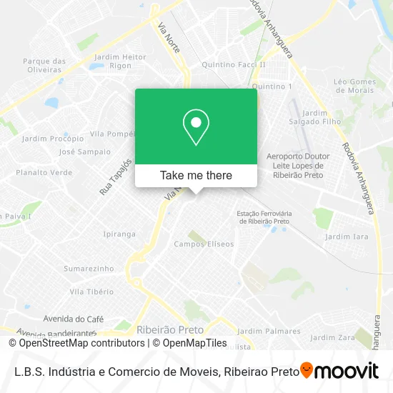 L.B.S. Indústria e Comercio de Moveis map