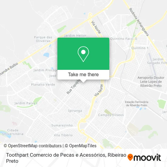 Toothpart Comercio de Pecas e Acessórios map