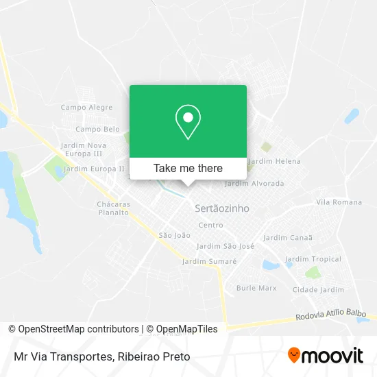 Mr Via Transportes map