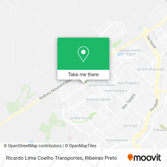 Ricardo Lima Coelho Transportes map