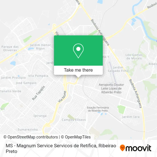 MS - Magnum Service Servicos de Retífica map