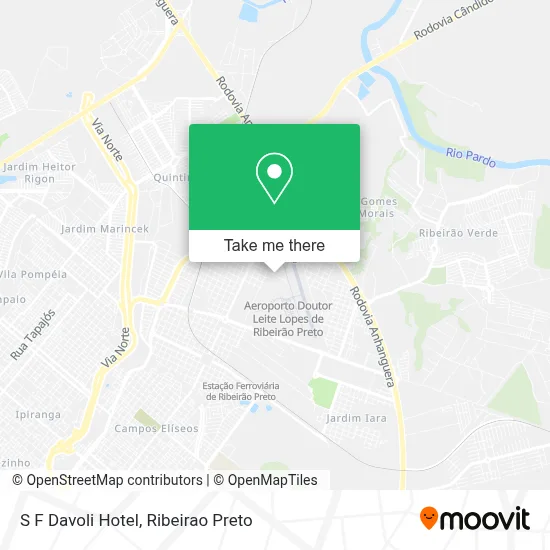 S F Davoli Hotel map
