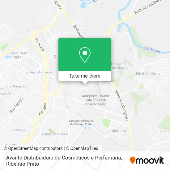 Avante Distribuidora de Cosméticos e Perfumaria map