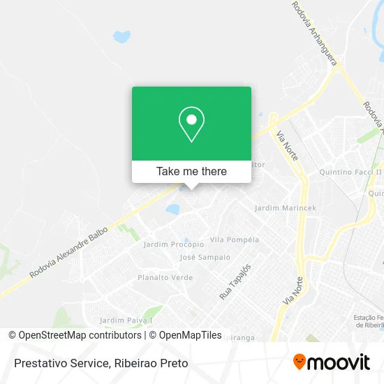 Prestativo Service map