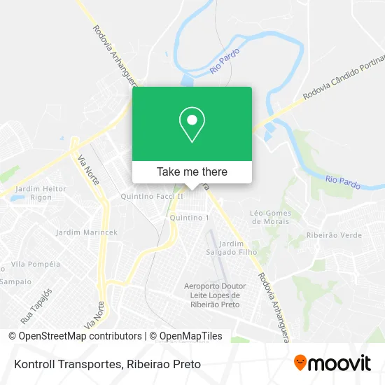 Kontroll Transportes map