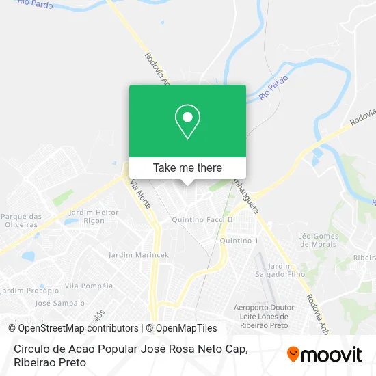 Circulo de Acao Popular José Rosa Neto Cap map