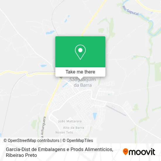Garcia-Dist de Embalagens e Prods Alimentícios map
