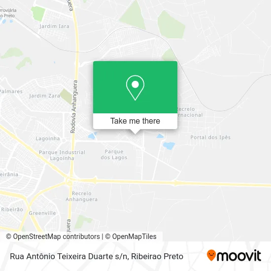 Rua Antônio Teixeira Duarte s / n map
