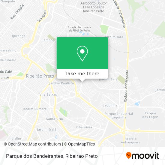 Parque dos Bandeirantes map