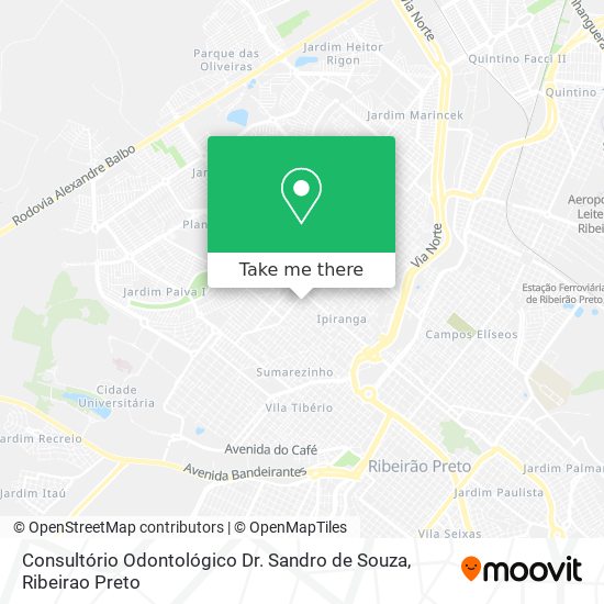 Consultório Odontológico Dr. Sandro de Souza map