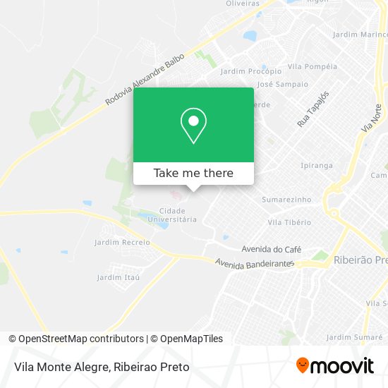 Vila Monte Alegre map