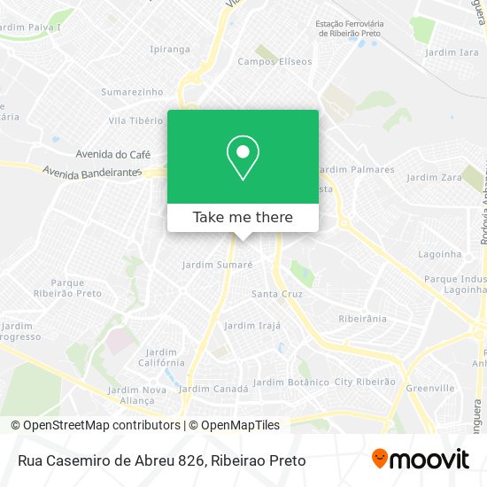 Mapa Rua Casemiro de Abreu 826