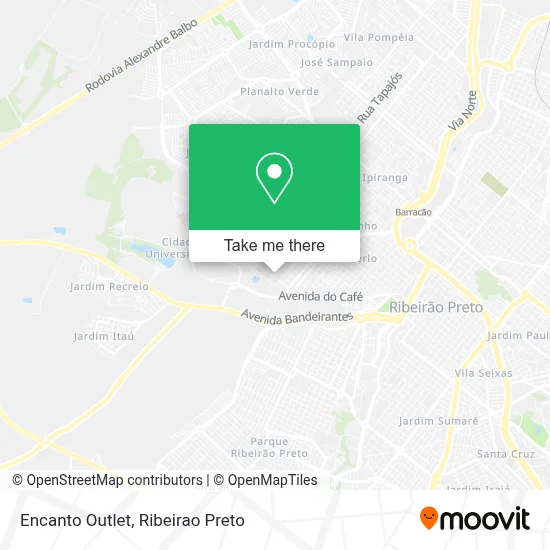 Encanto Outlet map