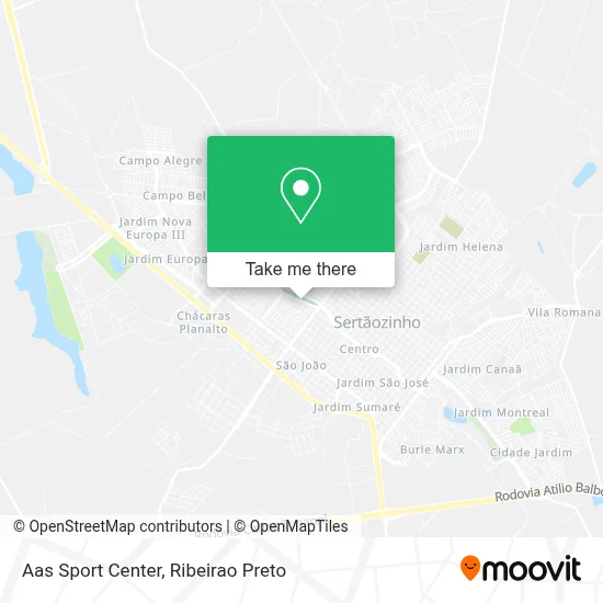 Aas Sport Center map