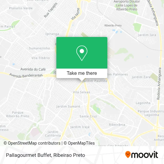 Pallagourmet Buffet map