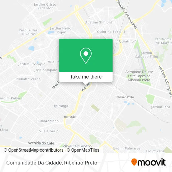 Comunidade Da Cidade map