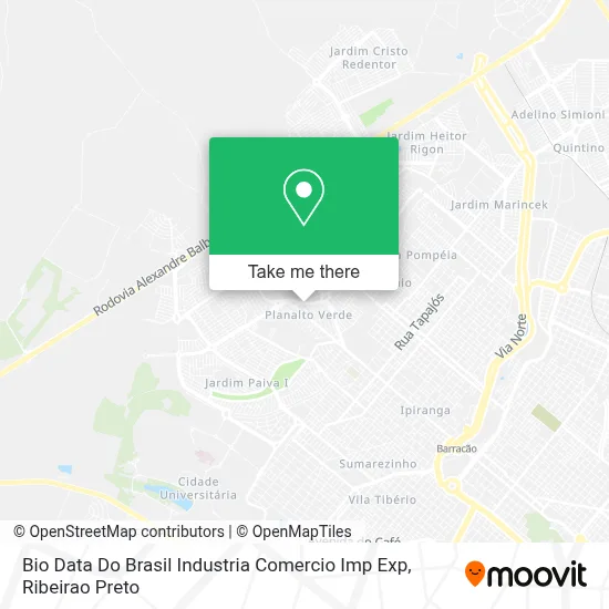 Bio Data Do Brasil Industria Comercio Imp Exp map