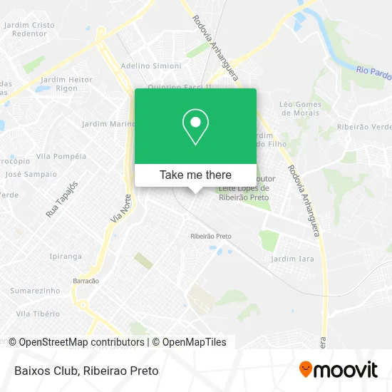 Baixos Club map