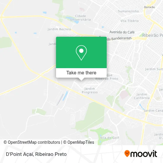 D'Point Açaí map