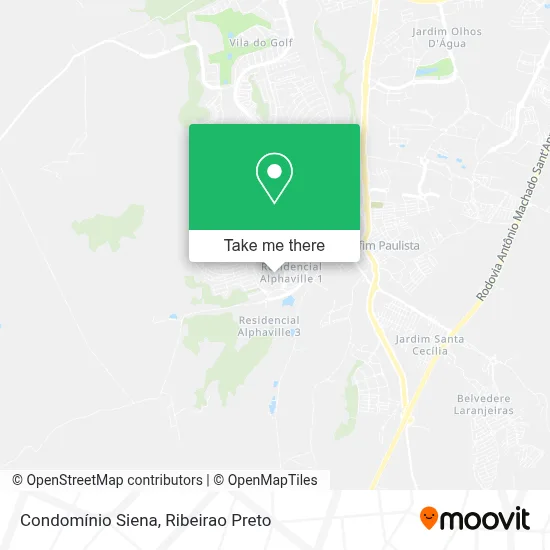 Condomínio Siena map