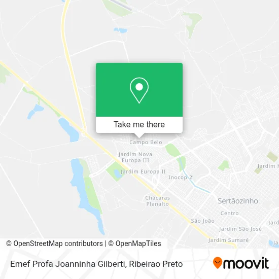 Emef Profa Joanninha Gilberti map