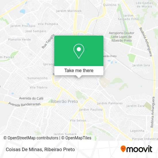 Coisas De Minas map