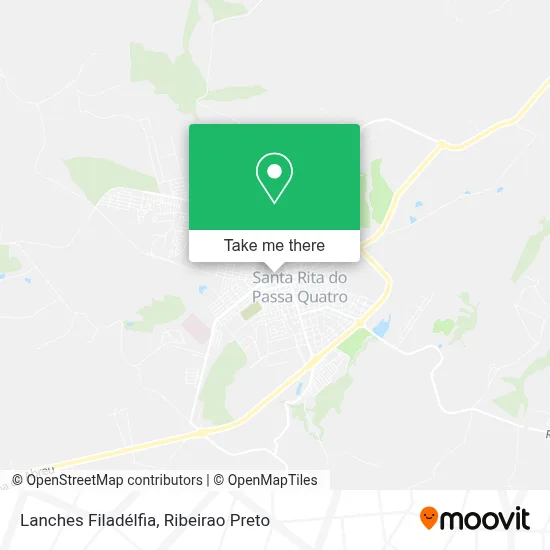 Lanches Filadélfia map
