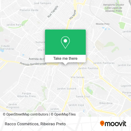 Racco Cosméticos map