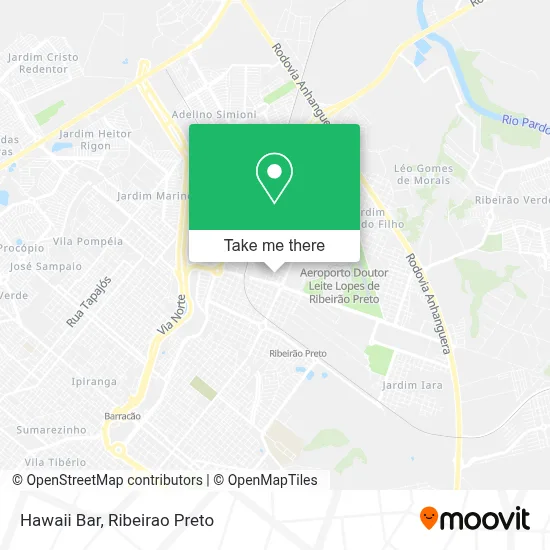 Bar Hawai map