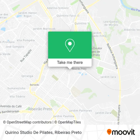 Quirino Studio De Pilates map
