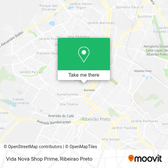 Vida Nova Shop Prime map
