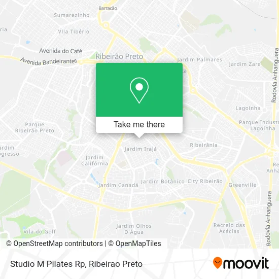 Studio M Pilates Rp map