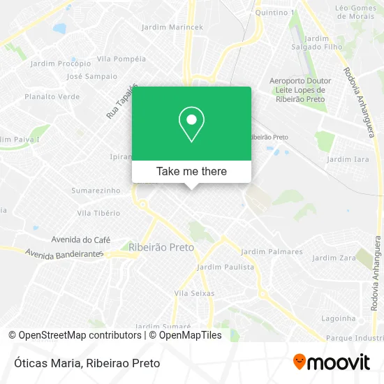 Óticas Maria map