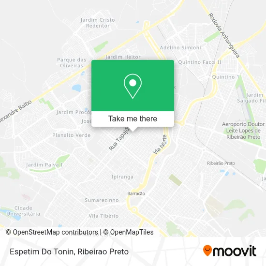 Espetim Do Tonin map