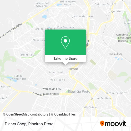 Planet Shop map
