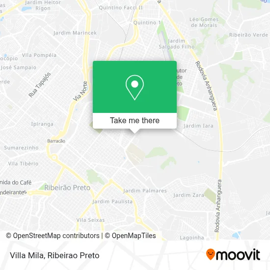 Villa Mila map