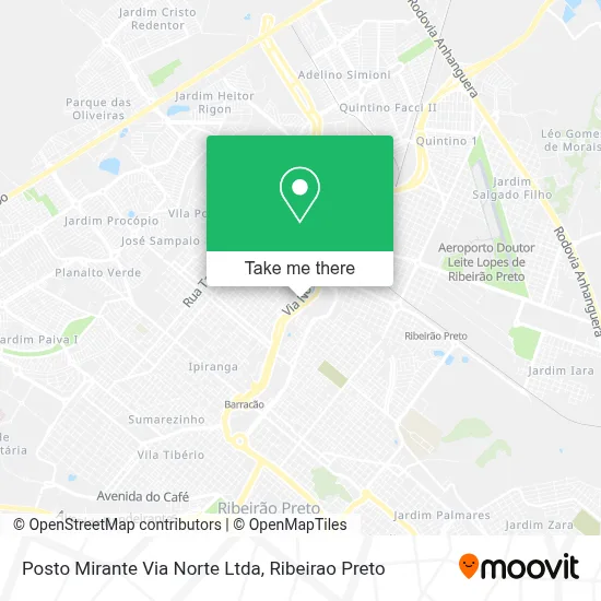 Posto Mirante Via Norte Ltda map