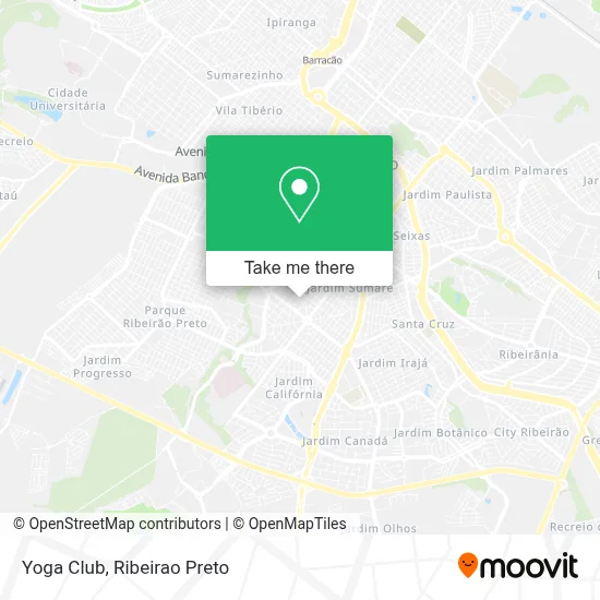 Yoga Club map