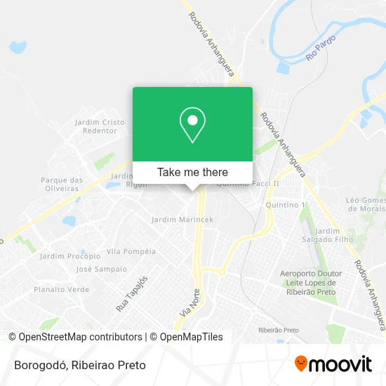 Borogodó map