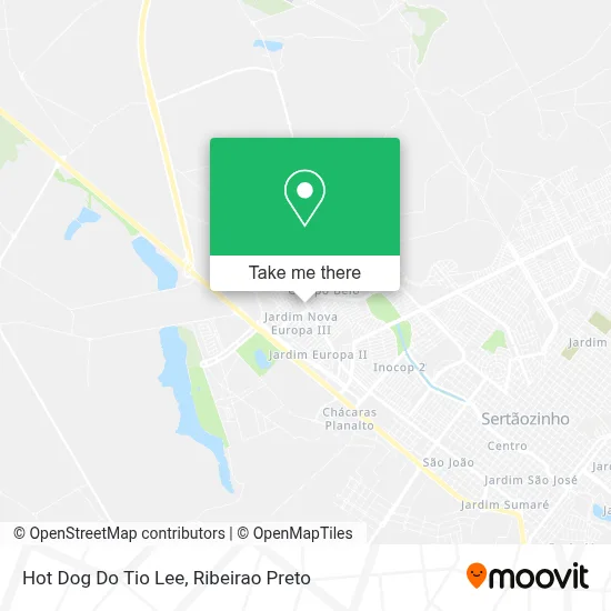 Hot Dog Do Tio Lee map