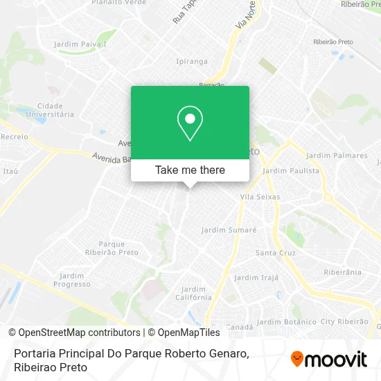 Portaria Principal Do Parque Roberto Genaro map