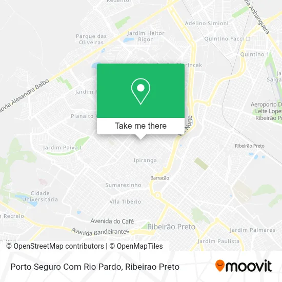Porto Seguro Com Rio Pardo map