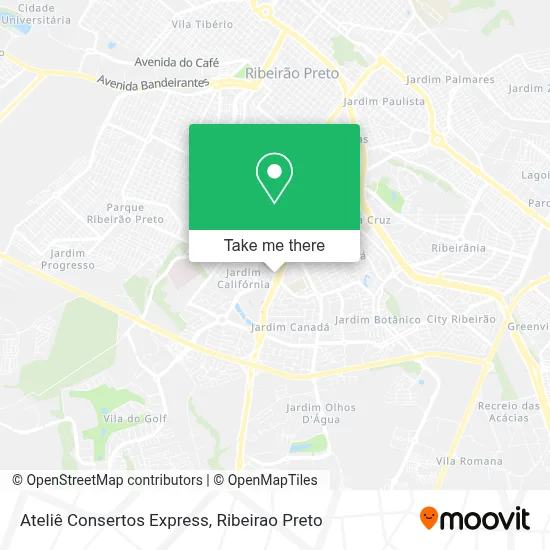 Ateliê Consertos Express map