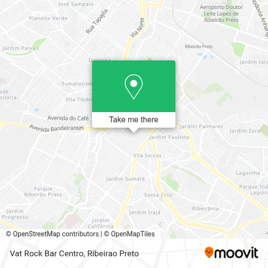 Vat Rock Bar Centro map